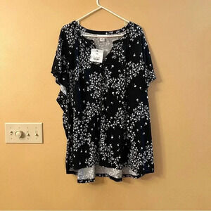 Liz Claiborne 5XL Women's Short Sleeve Top